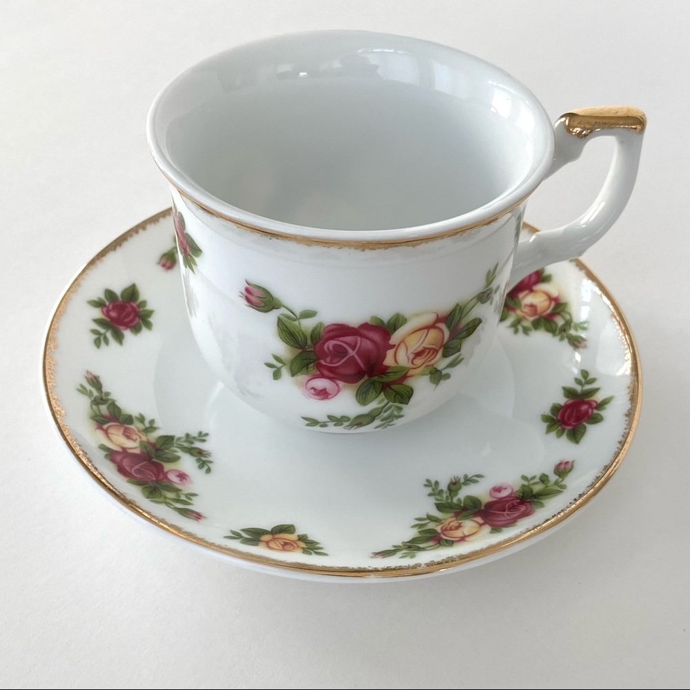4pc Small Tea Cup Set 2006 Old Country Roses - Picture 5 of 16